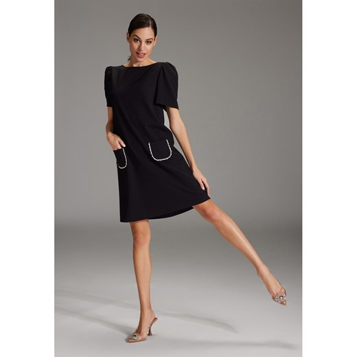 SWING Sukienka w kolorze czarnym ze sklepu Limango Polska w kategorii Sukienki - zdjęcie 187663377