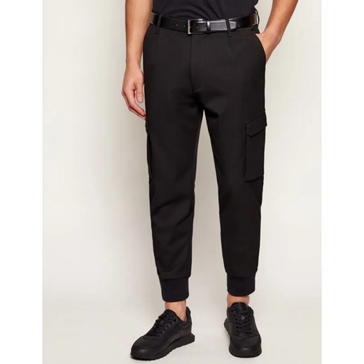 HUGO Spodnie cargo Glavin261 | Slim Fit ze sklepu Gomez Fashion Store w kategorii Spodnie męskie - zdjęcie 187664675