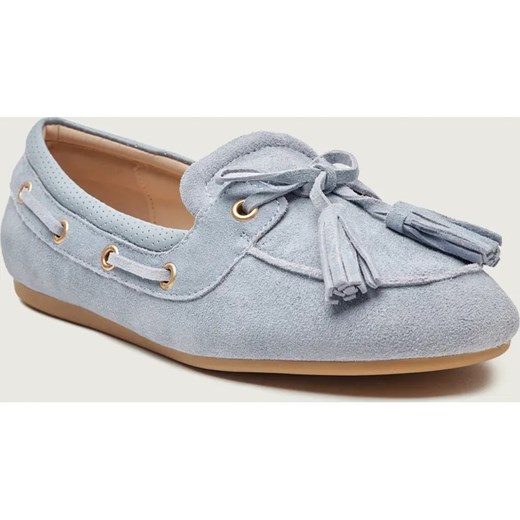 Liu Jo Mokasyny SKIPPER 03 | zamsz ze sklepu Gomez Fashion Store w kategorii Mokasyny damskie - zdjęcie 187664709