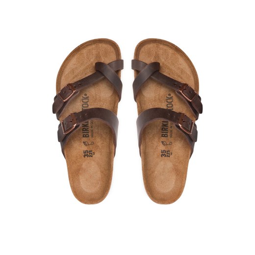 Birkenstock Japonki Mayari 0171321 Brązowy ze sklepu MODIVO w kategorii Klapki damskie - zdjęcie 187664987