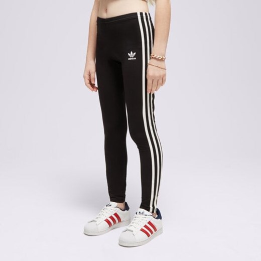 adidas girls&#039; 3 stripes leggings junior g hd2025 ze sklepu 50style.pl w kategorii Spodnie damskie - zdjęcie 187665526