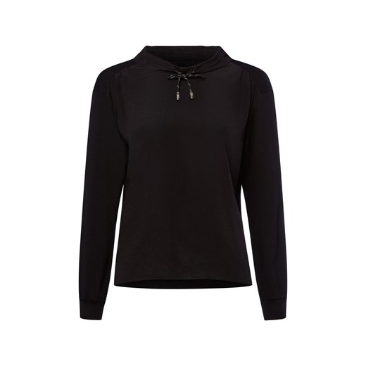 Marc Cain Bluzka damska Kobiety czarny jednolity ze sklepu vangraaf w kategorii Bluzki damskie - zdjęcie 187665657