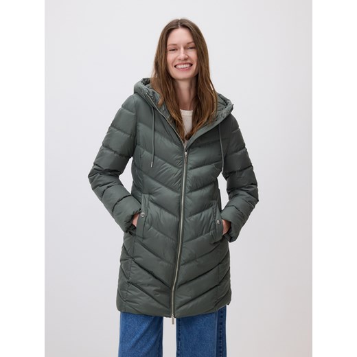 Reserved - Pikowana kurtka - zielony ze sklepu Reserved w kategorii Kurtki damskie - zdjęcie 187666288