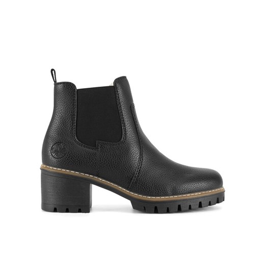 Rieker Botki Y8650-00 Czarny ze sklepu MODIVO w kategorii Botki - zdjęcie 187666907