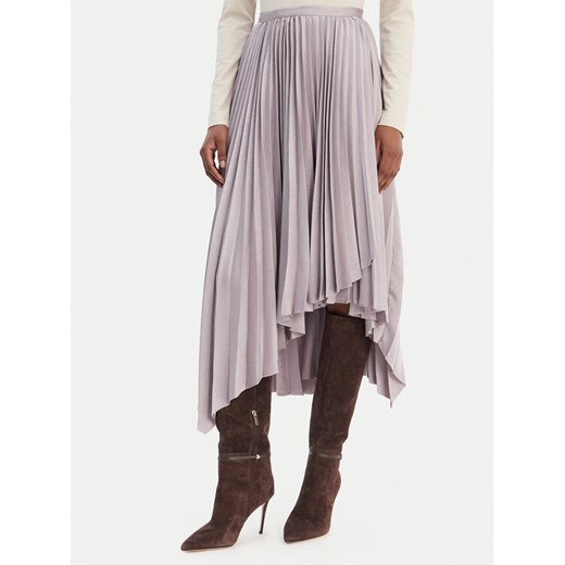 BOSS Spódnica plisowana C_Vlantel 50558807 Fioletowy Regular Fit ze sklepu MODIVO w kategorii Spódnice - zdjęcie 187666928