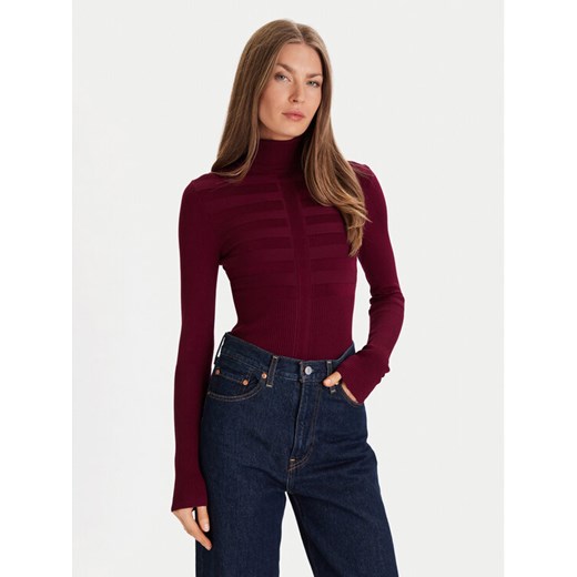 Morgan Golf 132-MENTOS.M Fioletowy Slim Fit ze sklepu MODIVO w kategorii Swetry damskie - zdjęcie 187666935