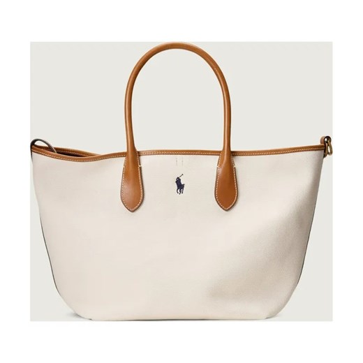 POLO RALPH LAUREN Shopperka | z dodatkiem skóry ze sklepu Gomez Fashion Store w kategorii Torby Shopper bag - zdjęcie 187667797