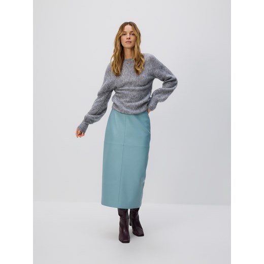 Reserved - Sweter z wełną - beżowy ze sklepu Reserved w kategorii Swetry damskie - zdjęcie 187669466