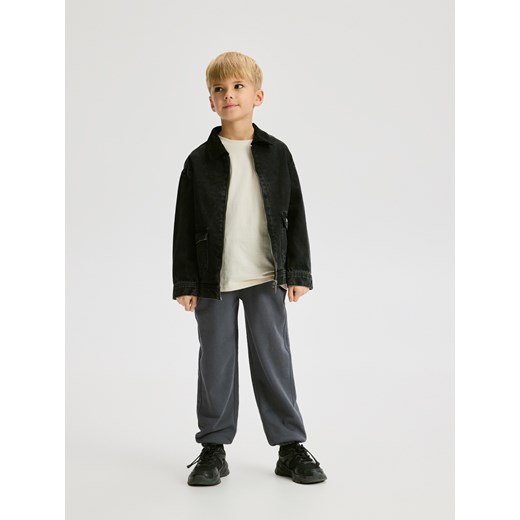 Reserved - Bawełniane spodnie jogger - granatowy ze sklepu Reserved w kategorii Spodnie chłopięce - zdjęcie 187669608