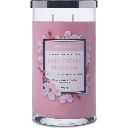 Colonial Candle Świeca zapachowa &quot;Pink Cherry Blossom&quot; - 510 g ze sklepu Limango Polska w kategorii Świece i dyfuzory - zdjęcie 187669847
