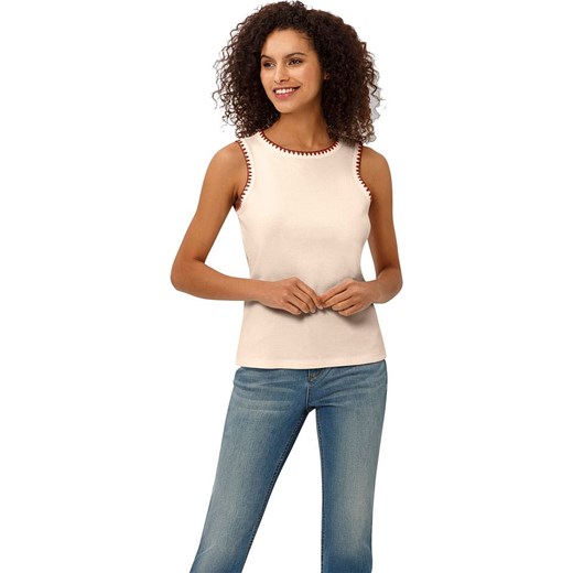 Heine Top w kolorze kremowym ze sklepu Limango Polska w kategorii Bluzki damskie - zdjęcie 187669926