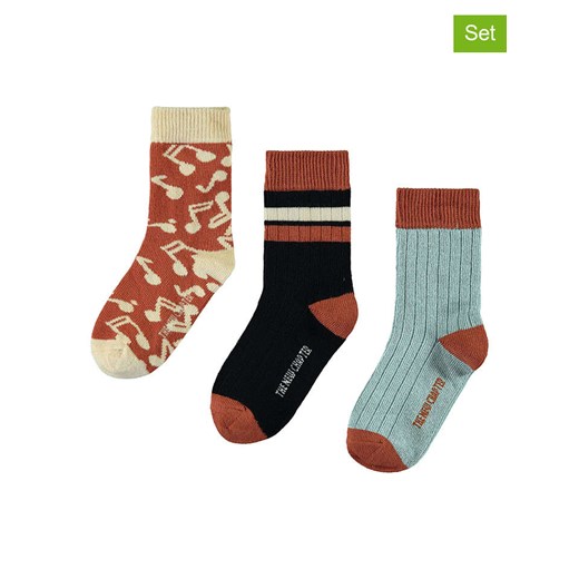 The New Chapter Skarpety (3 pary) ze wzorem ze sklepu Limango Polska w kategorii Skarpetki dziecięce - zdjęcie 187669967