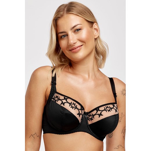 Azal Diana Biustonosz miękki, czarny ze sklepu kontri.pl w kategorii Biustonosze - zdjęcie 187670547