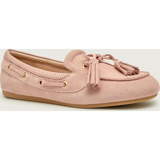 Liu Jo Mokasyny SKIPPER 03 | zamsz ze sklepu Gomez Fashion Store w kategorii Mokasyny damskie - zdjęcie 187672639