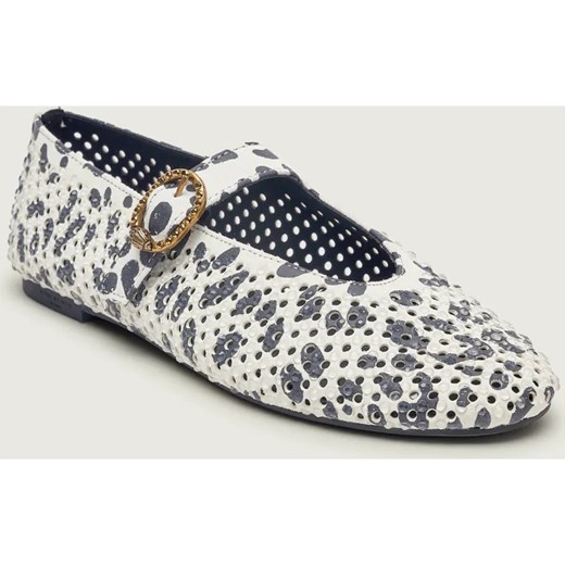 Kurt Geiger Baleriny MAYFAIR | zamsz ze sklepu Gomez Fashion Store w kategorii Balerinki - zdjęcie 187672716