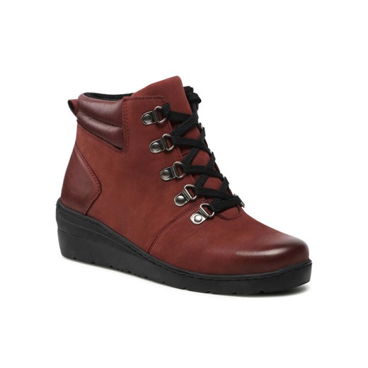 Trzewiki Go Soft WI23-WARUNA-03 Bordowy ze sklepu eobuwie.pl w kategorii Botki - zdjęcie 187672729