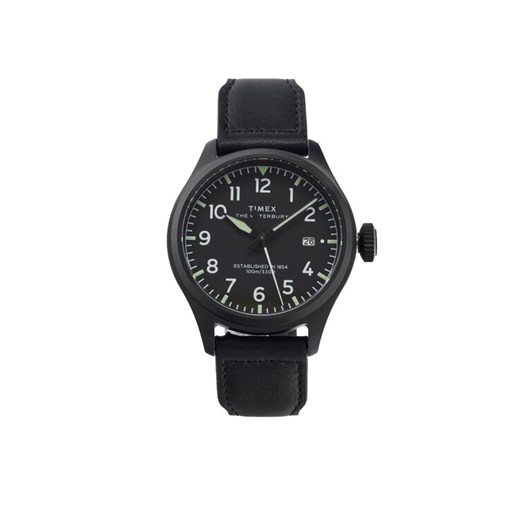 Timex Zegarek Waterbury Ace TW2Y18900 Czarny ze sklepu MODIVO w kategorii Zegarki - zdjęcie 187673295