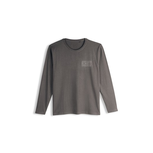 GATE Bawełniana koszulka z wypukłym napisem S ze sklepu gateshop w kategorii T-shirty męskie - zdjęcie 187673869