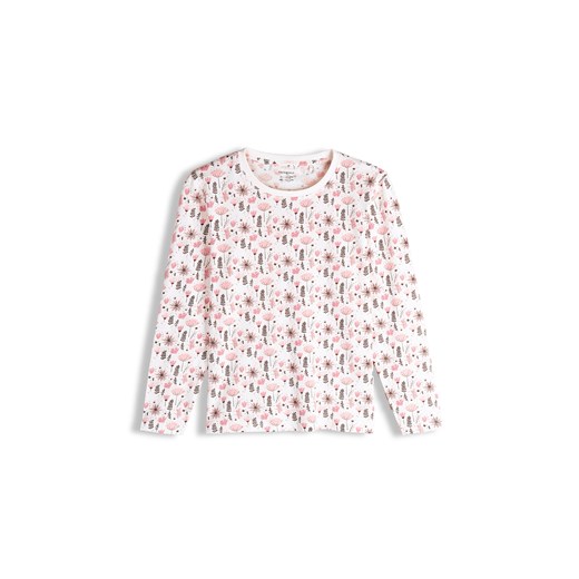 GATE Bawełniana koszulka z nadrukiem 4Y ze sklepu gateshop w kategorii Bluzki dziewczęce - zdjęcie 187674175