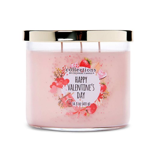 Colonial Candle Świeca zapachowa &quot;Vday Happy Valentines Day&quot; - 411 g ze sklepu Limango Polska w kategorii Świece i dyfuzory - zdjęcie 187674766