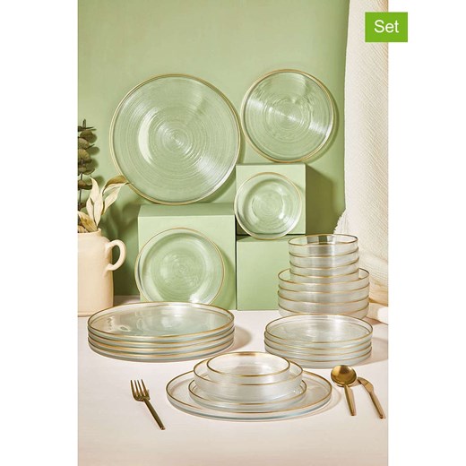 Hermia 24-częściowy zestaw w kolorze złotym ze sklepu Limango Polska w kategorii Naczynia - zdjęcie 187674958