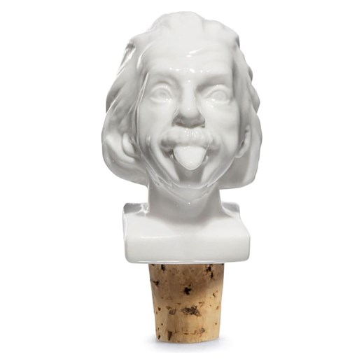 Donkey Zatyczka &quot;Einstein&quot; w kolorze białym do butelki - 4 x 8,5 x 4 cm ze sklepu Limango Polska w kategorii Naczynia - zdjęcie 187674999