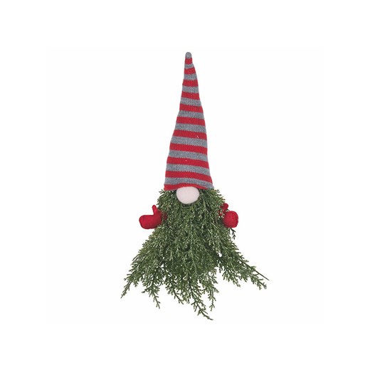 Villa d´Este Figurka dekoracyjna &quot;Christmas Gnome&quot; w kolorze zielono-czerwonym - dł. 38 cm ze sklepu Limango Polska w kategorii Dekoracje - zdjęcie 187675147
