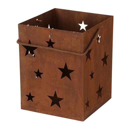 POSIWIO Świecznik &quot;Stars&quot; w kolorze brązowym - 18 x 23 x 18 cm ze sklepu Limango Polska w kategorii Świeczniki - zdjęcie 187675268