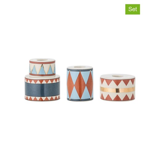 Bloomingville Świeczniki (3 szt.) &quot;Bitja&quot; ze wzorem ze sklepu Limango Polska w kategorii Świeczniki - zdjęcie 187675307