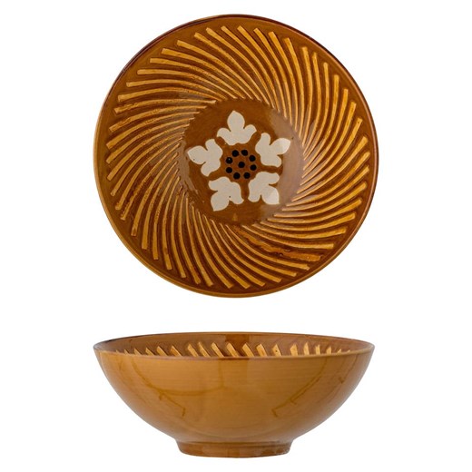 Bloomingville Miska &quot;Heikki&quot; w kolorze brązowym - wys. 11 x Ø 26,5 cm ze sklepu Limango Polska w kategorii Naczynia - zdjęcie 187675359