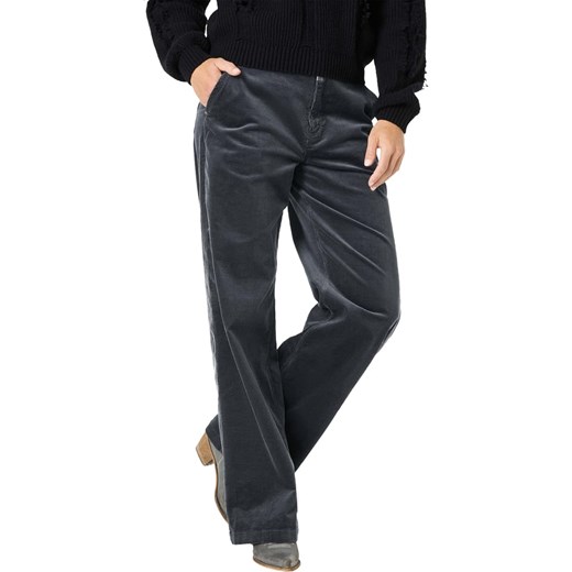 Timezone Spodnie sztruksowe w kolorze czarnym ze sklepu Limango Polska w kategorii Spodnie damskie - zdjęcie 187675736