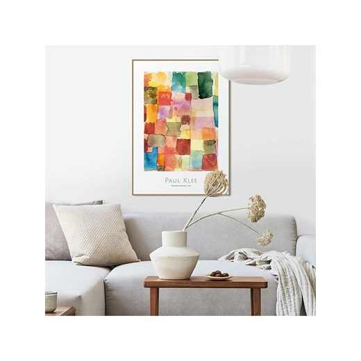 Orangewallz Druk artystyczny &quot;Paul Klee - geometrical abstract&quot; w ramce ze sklepu Limango Polska w kategorii Obrazy - zdjęcie 187676346