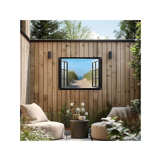 Orangewallz Zewnętrzny druk artystyczny &quot;Beach View&quot; ze sklepu Limango Polska w kategorii Obrazy - zdjęcie 187676486