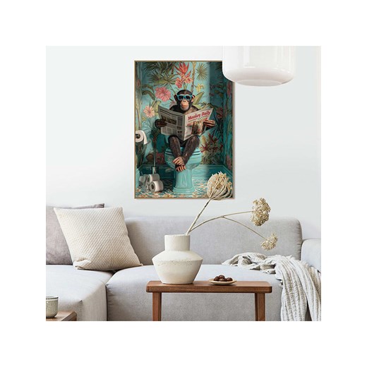 Orangewallz Druk artystyczny &quot;Monkey Break&quot; w ramce ze sklepu Limango Polska w kategorii Obrazy - zdjęcie 187676495