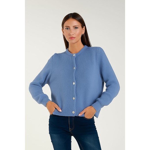 Tamba Kardigan w kolorze błękitnym ze sklepu Limango Polska w kategorii Swetry damskie - zdjęcie 187676509
