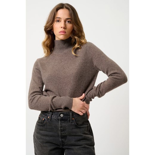 AUTHENTIC CASHMERE Kaszmirowy sweter &quot;Eileen&quot; w kolorze brązowym ze sklepu Limango Polska w kategorii Swetry damskie - zdjęcie 187676725