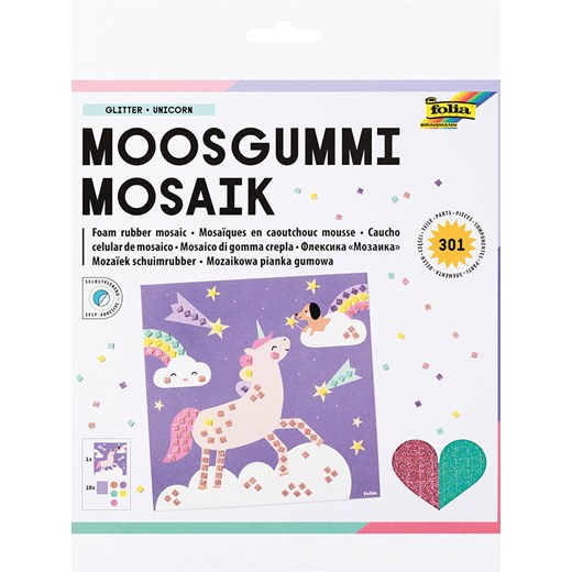 folia PAPER Mozaika z gumy piankowej &quot;Unicorn&quot; - 4+ ze sklepu Limango Polska w kategorii Zabawki - zdjęcie 187676797