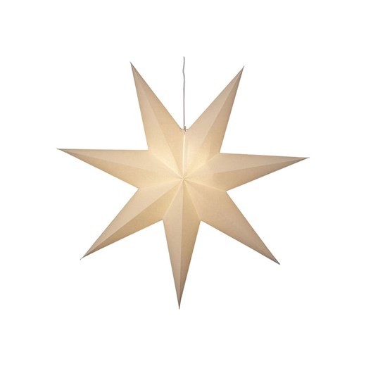 STAR Trading Gwiazda papierowa &quot;Plain&quot; w kolorze białym - Ø 90 cm ze sklepu Limango Polska w kategorii Oświetlenie - zdjęcie 187676906