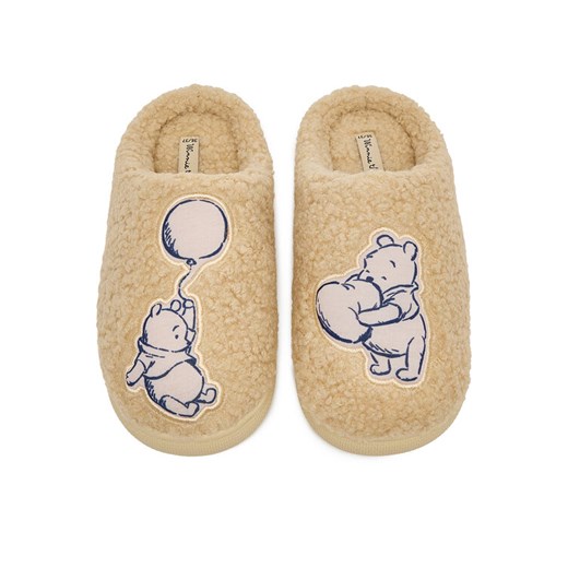Kapcie Winnie The Pooh CEO-AW25-215WTP Beżowy ze sklepu eobuwie.pl w kategorii Kapcie dziecięce - zdjęcie 187677026