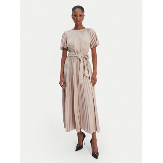Joseph Ribkoff Sukienka koktajlowa 261752 Beżowy Regular Fit ze sklepu MODIVO w kategorii Sukienki - zdjęcie 187677148