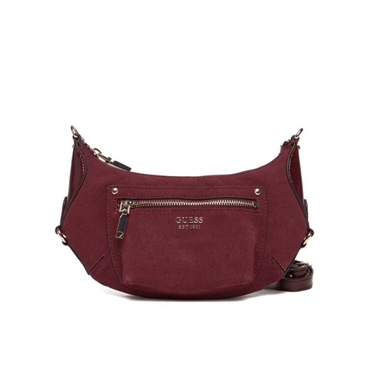 Guess Torebka Marsha Mini HWSG95 01720 Bordowy ze sklepu MODIVO w kategorii Listonoszki - zdjęcie 187677156