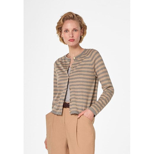 Rodier Kardigan w kolorze beżowo-szarym ze sklepu Limango Polska w kategorii Swetry damskie - zdjęcie 187678657