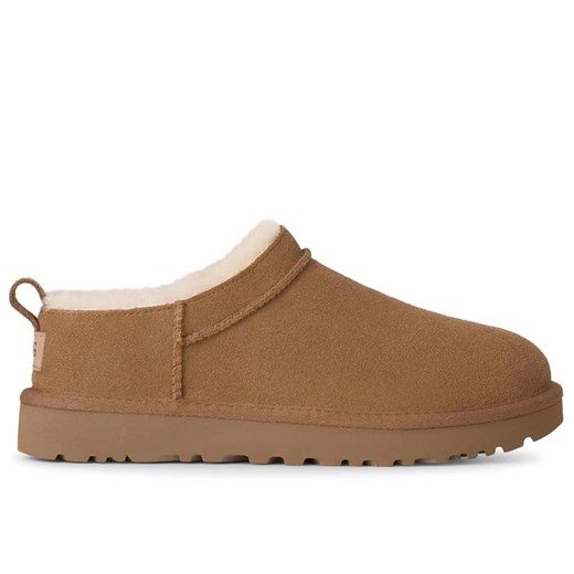 Buty damskie Ugg Classic Micro Boot 1173891-CHE - brązowe ze sklepu streetstyle24.pl w kategorii Śniegowce damskie - zdjęcie 187678759