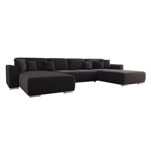 Grafitowy narożnik w kształcie U z pojemnikiem F8-A46 ze sklepu Edinos.pl w kategorii Narożniki - zdjęcie 187678925