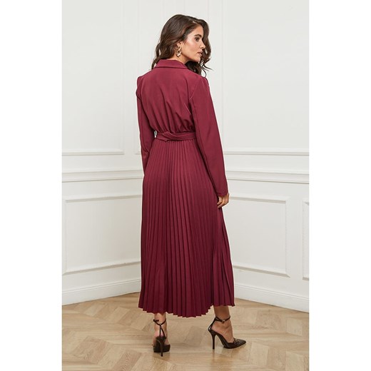 L&apos;armoire de Suzette Sukienka w kolorze bordowym L'armoire De Suzette 38/40 wyprzedaż Limango Polska
