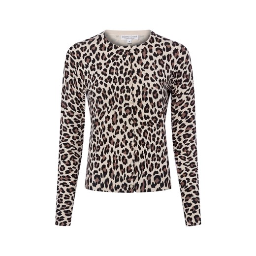 Marie Lund Kardigan damski Kobiety beżowy wzorzysty ze sklepu vangraaf w kategorii Swetry damskie - zdjęcie 187680208