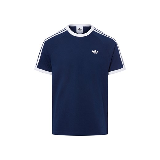 adidas Originals Koszulka męska Mężczyźni Dżersej granatowy jednolity ze sklepu vangraaf w kategorii T-shirty męskie - zdjęcie 187680216