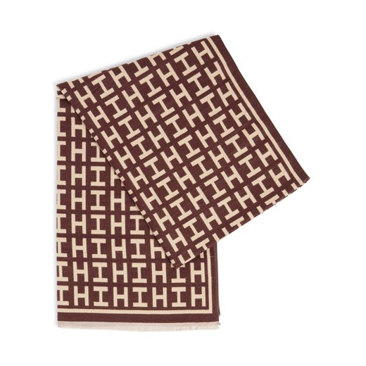 Marie Lund Szalik damski Kobiety wiskoza czekoladowy wzorzysty ze sklepu vangraaf w kategorii Szaliki i chusty damskie - zdjęcie 187680238