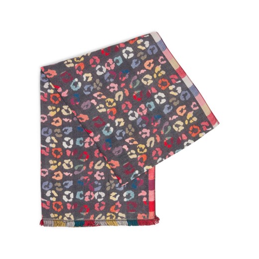 Marie Lund Szalik damski Kobiety wiskoza antracytowy wzorzysty ze sklepu vangraaf w kategorii Szaliki i chusty damskie - zdjęcie 187680245