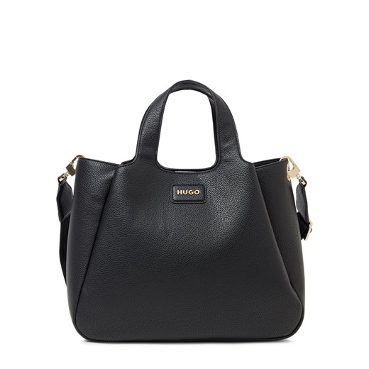 HUGO Damski shopper - Orin Kobiety czarny jednolity ze sklepu vangraaf w kategorii Torby Shopper bag - zdjęcie 187680255